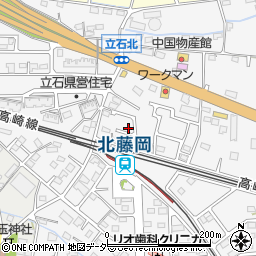 群馬県藤岡市立石569-19周辺の地図