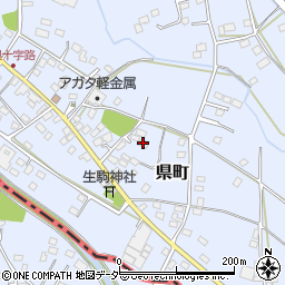 栃木県足利市県町1177周辺の地図
