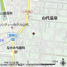 石川県加賀市山代温泉リ周辺の地図