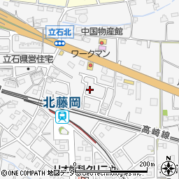 群馬県藤岡市立石626-20周辺の地図