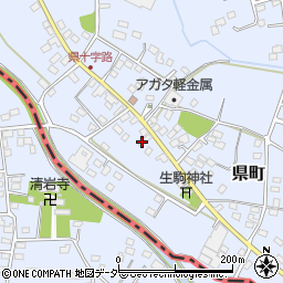 栃木県足利市県町1192-1周辺の地図