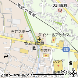 日産プリンス群馬カーステージ太田周辺の地図