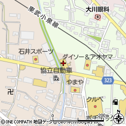 日産プリンス群馬販売太田店周辺の地図