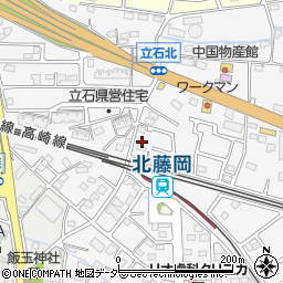 群馬県藤岡市立石566周辺の地図