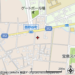 群馬県太田市西野谷町123周辺の地図