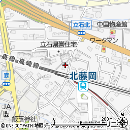 群馬県藤岡市立石563-15周辺の地図