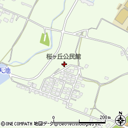 桜ヶ丘公民館周辺の地図
