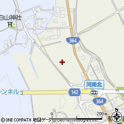 石川県加賀市河南町周辺の地図