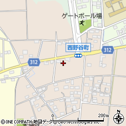群馬県太田市西野谷町167-2周辺の地図