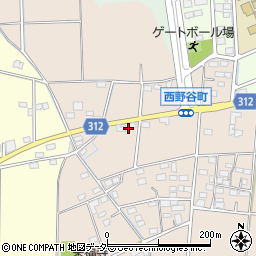 群馬県太田市西野谷町174周辺の地図