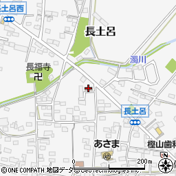 長土呂簡易郵便局周辺の地図