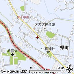 栃木県足利市県町1192-2周辺の地図