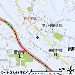 栃木県足利市県町1163周辺の地図
