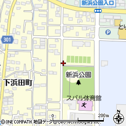 新浜テニスコート周辺の地図