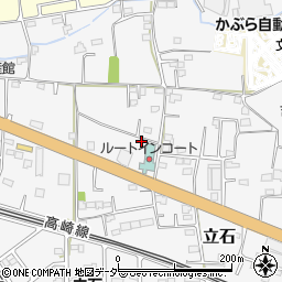 群馬県藤岡市立石733-1周辺の地図