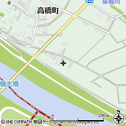 栃木県佐野市高橋町81周辺の地図