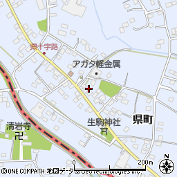 栃木県足利市県町1188周辺の地図
