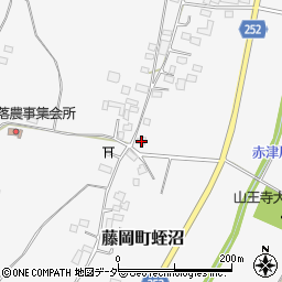 栃木県栃木市藤岡町蛭沼1693周辺の地図