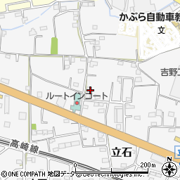 群馬県藤岡市立石1534周辺の地図