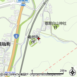 石川県加賀市熊坂町ユ周辺の地図