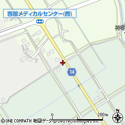 茨城県筑西市川連265-3周辺の地図