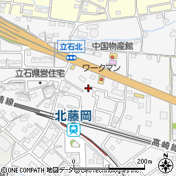 群馬県藤岡市立石634-10周辺の地図