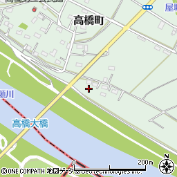 栃木県佐野市高橋町184周辺の地図