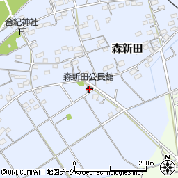 群馬県藤岡市森新田314周辺の地図