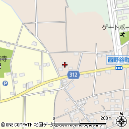 群馬県太田市西野谷町230-1周辺の地図