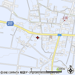 中野谷簡易郵便局周辺の地図