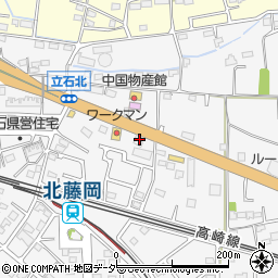 群馬県藤岡市立石619-1周辺の地図