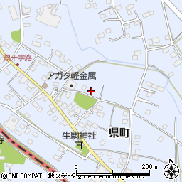 栃木県足利市県町1180周辺の地図