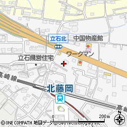 群馬県藤岡市立石634周辺の地図