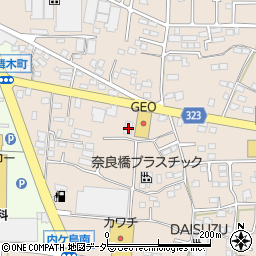 株式会社横尾材木店　太田店周辺の地図