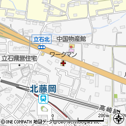 群馬県藤岡市立石618周辺の地図