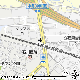 群馬県藤岡市立石674周辺の地図