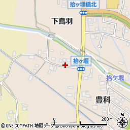 長野県安曇野市豊科1120-2周辺の地図