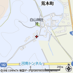 石川県加賀市荒木町ニ周辺の地図