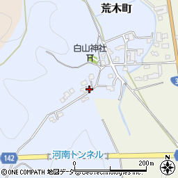 石川県加賀市荒木町（ニ）周辺の地図