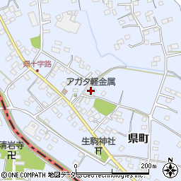 栃木県足利市県町1185周辺の地図