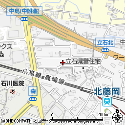 群馬県藤岡市立石652周辺の地図