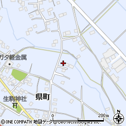 栃木県足利市県町981周辺の地図