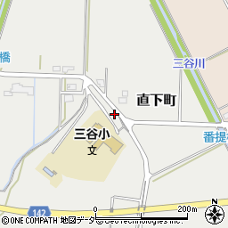 石川県加賀市直下町ニ丙周辺の地図