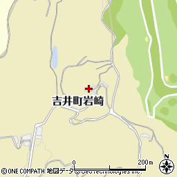 群馬県高崎市吉井町岩崎1244周辺の地図