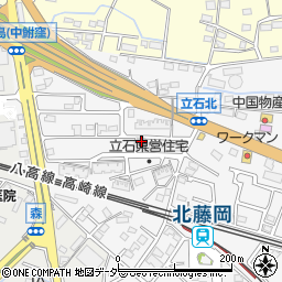 群馬県藤岡市立石645周辺の地図