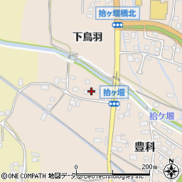 長野県安曇野市豊科1121-1周辺の地図
