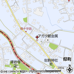 栃木県足利市県町1207周辺の地図