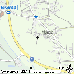栃木県佐野市越名町313-1周辺の地図