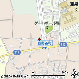 群馬県太田市西野谷町170-4周辺の地図