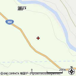 石川県白山市瀬戸イ周辺の地図